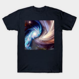 Colliding Galaxies . T-Shirt